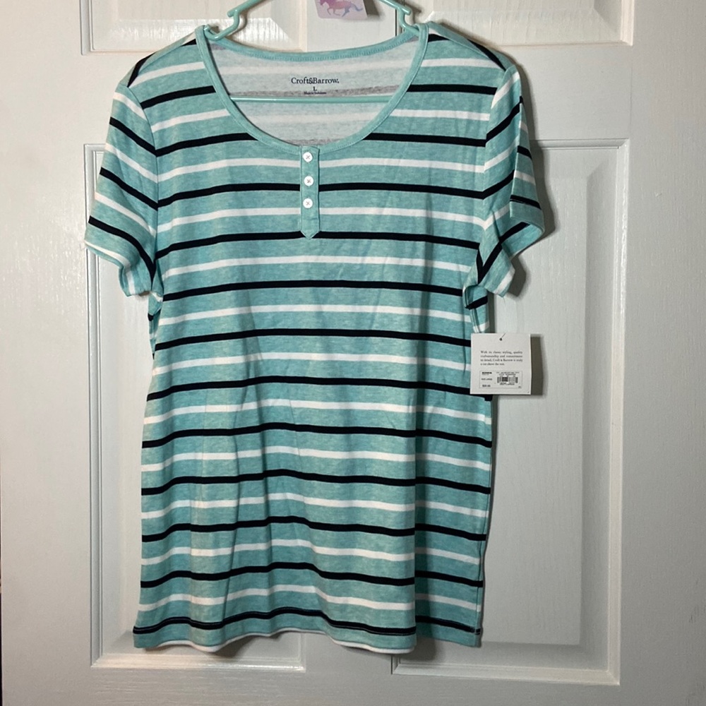 Croft & borrow Stripe Shirt nwt